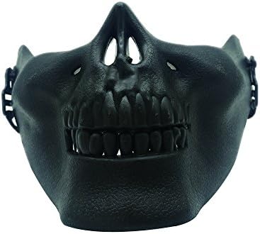 MobileGuared Outdoor CS Protective，Half Face Skull Skeleton Mask
