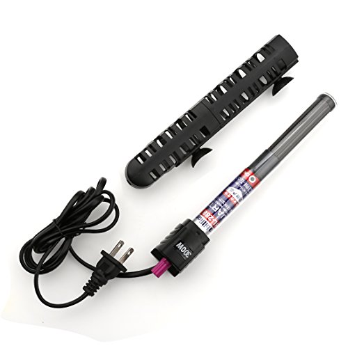 A-SZCXTOP HL-288 500 W Aquarium Heater with Suction Cup, Explosion-proof Submersible Heater, Adjustable Temperature Fish Tank Water Heater, Up to 125 Gallon Aquarium Tank (500W-Up to 125 Gallon)
