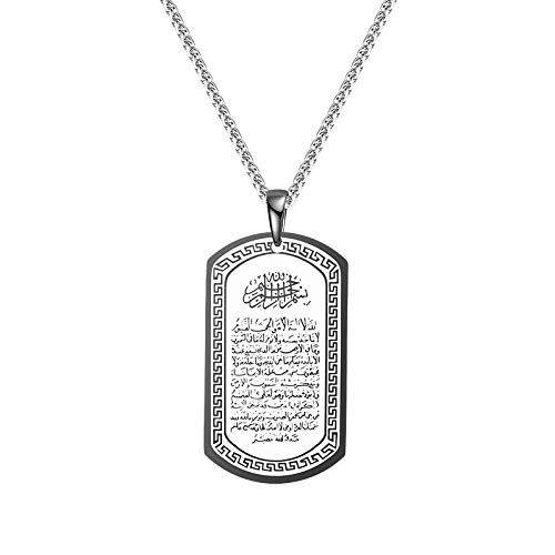 Boomly Men Islam Pendant Necklace with 