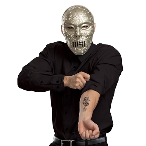 Disguise Death Eater Costume Kit, Official Harry Potter Wizarding World Costume Accessories, One Size (14+)