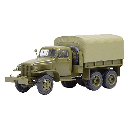 XHH Panzermodell Militärpanzermodell, Maßstab 1:43 CCKW-352 Militärlastwagen US-Legierungsmodell, Spielzeug und…