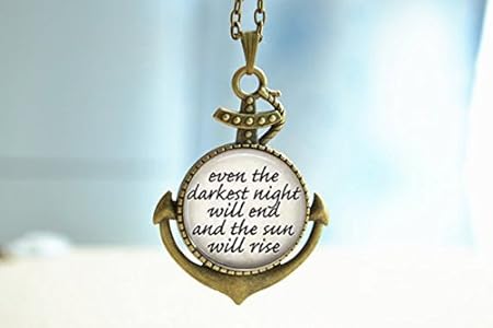 Livre Citation Ancre Collier Meme Le Plus Profond Nuit Sera