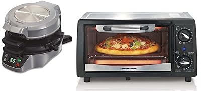 Hamilton Beach 4-Slice Toaster Oven with Timer & the Breakfast Burrito Maker Kit
