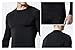 TSLA Men's Thermal Wintergear Compression Baselayer Long Sleeve Top Version17, Wintergear Basic(r21) - Black, Large