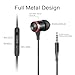 AICHOC Wired Headset in-Ear Headphones Earbuds with Microphone Bass Stereo Earbuds Headphones