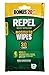 Repel 94100 Sportsmen 30-Percent Deet Mosquito Repellent Wipes, 3 Packs of 20 Count - 60 Total!