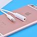 [ 2 Pack ] Headphone Adapter to 3.5mm earbuds Jack Adapter – Lightning Connecter to 3.5mm Audio Jack Earphone Extender Jack Stereo for iPhone 7 / 7 Plus - Not Support IOS 10.3