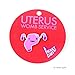 I Heart Guts Uterus Lapel Pin – Womb Service! Enamel Pin – Get Well Gift for Uterine Surgery Recovery, Women’s Health Support, Fertility Awareness, Endometriosis, Patient Encouragement