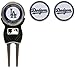 Team Golf MLB Los Angeles Dodgers Divot Tool Pack With 3 Golf Ball Markers Divot Tool with 3 Golf Ball Markers Pack, Markers are Removable Magnetic Double-Sided Enamel