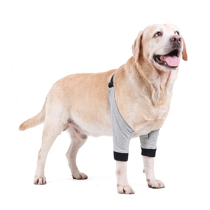 XGOPTS Dog Leg Joint Protector Shoulder Sleeve Elbow Brace For Medium Large Dogs Leg Support Front Leg Brace For Injury Recovery XL