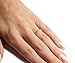 CloseoutWarehouse Cubic Zirconia Stackable Endless Eternity Ring Sterling Silver Size 11