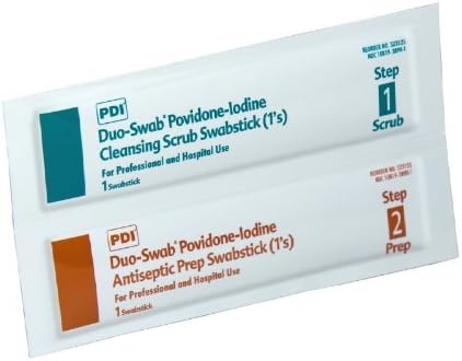 Chlorascrub Swabsticks ( SWABSTICK, POVIDONE IODINE, PREP, 3/EA ) 25 Each / box