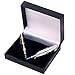 2pc Metal Alloy Mens Fashion Tie Clips Pins and Necktie Bar Silver Gold Tone Set for Skinny Neckties with Gift Box