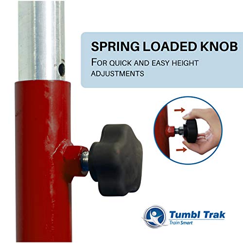 Tumbl Trak Expandable Gymnastics Training Jr Kip Bar, Red