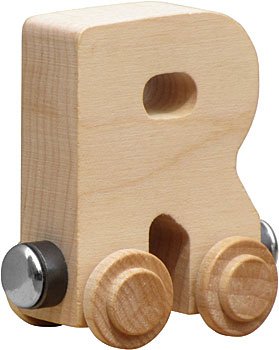 NameTrain Clear Finish Letter Car R - Made in USA