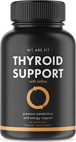Thyroid Support Complex with Iodine - Improve Energy, Increase Concentration, Stop Brain Fog, Boost Metabolism with a Complex Blend of Vitamin B12, Ashwagandha, Zinc