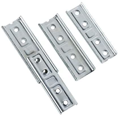 2 x Pair Concealed Headboard Panel Interlock Brackets Furniture Connector Heavy Duty Wall Mounting Fixing (4 x Pair)