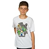 Minecraft Party Youth Short Sleeve T-Shirt