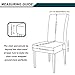 Colorxy Velvet Spandex Chair Covers for Dining Room Set of 4, Soft Stretch Chair Protectors Slipcovers, Removable and Washable, Sliver Grey