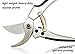 Garden Shears Built for Women, Japanese Hard Steel Bypass Gardening Pruners - Ergonomic, Comfortable Design with Hard Wearing Thermoplastic Grip - Sharp & Teflon Coated for Clean & Precise Cuts – Easy Tree Trimming – Money Back Guarantee