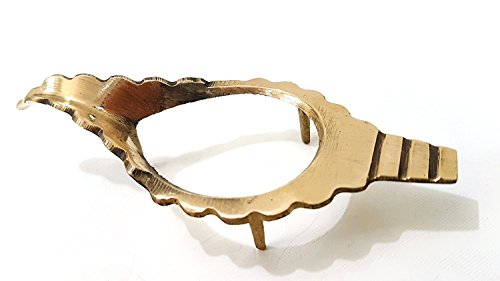 IndianStore4All Conch Shell Stand Temple Devotion Hindu Religious For Good Luck & Prosperity