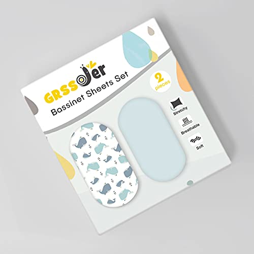 Stretchy Ultra Soft Fitted Sheet Set 2 Pack, Universal Fit for