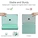 ESR Yippee Trifold Smart Case for iPad 9.7 2018/2017, Lightweight Smart Cover with Auto Sleep/Wake, Microfiber Lining, Hard Back Cover for iPad 9.7 iPad 5th / 6th Generation, Mint Green