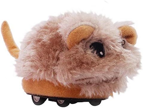 Waymine Cute Remote Control Mouse Plush Toy Robot Cartoon Novelty Prank Toys