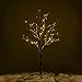 Ecolinear 4 Feet Snow Dusted Tree 48 LED Lights Warm White for Holiday Decorations Xmas Indoor and Outdoor Use