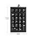 Numeric Keypad, Jelly Comb Portable Slim USB Number Pad Keyboard with Multi-Function Keypad for Laptop Desktop PC Notebook, Full Size 23 Keys Numpad, Big Print Letters (Wired)