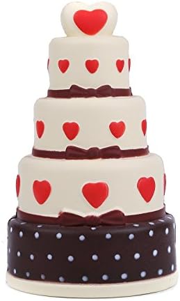 Squishy 5 Layer Cake | Slow Rising &amp; Chocolate Scented |ADHD-Stress-Anxiety Party Toy For Babies, Kids, Children Adults- Boy and Girl | 2 months-99 Years | Gift Wrapping Available
