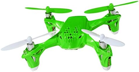 Hubsan H108 2.4G 4CH RC Quadcopter GREEN includes Bonus Black Rubber Feet & Blades (As shown)