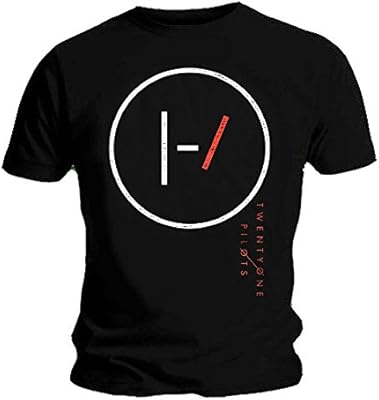 Official T Shirt 21 Twenty One Pilots Big Circle Logo Clique L