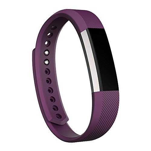 Fitbit Alta Wireless Activity and Fitness Tracker Smart Wristband, Plum, Large (6.7-8.1 in) (Certified Refurbished)