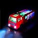 TOYTHRILL Electric Fire Engine Truck Toy with Automatic Sensor, 3D Star Flashing Lights and Siren Music for Toddlers & Kids Ages 3+ yrs