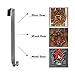 LBSUN Wreath Hanger, Adjustable Over The Door Wreath Hanger Wreath Holder Wreath Hook for Door Christmas (Nickel,20 lbs)