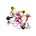 Temorah Fishing Lures Jig Heads,Ball Heads 1/32oz-1oz,Sharp Fishing Hooks for Freshwater or Saltwater