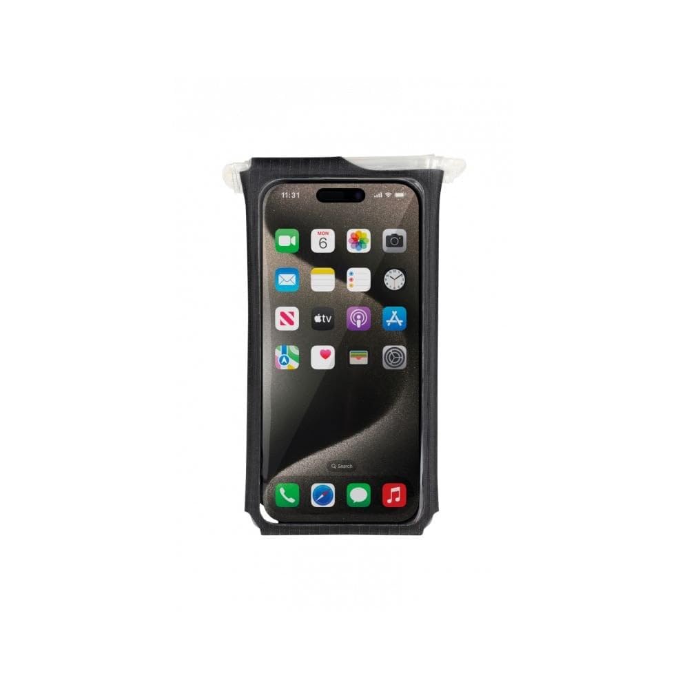 Topeak Phone Drybag to fit up to 6.7" Screen, Waterproof Phone Case for use on Bicycle, Black