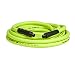 Flexzilla Air Hose, 1/2 in. x 25 ft, 3/8 in. MNPT Fittings, Heavy Duty, Lightweight, Hybrid, ZillaGreen - HFZ1225YW3