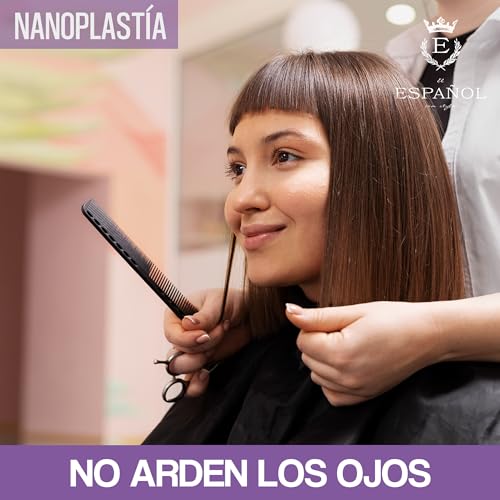 El Español Con Stylo | Kit Alaciado | Nanoplastia Sin Formol (500ml) y Shampo (500ml) | Alisa el cabello 100% con duración de 6 meses o más | Fácil de aplicar | Resultados profesionales | Cabello hidratado y brillante
