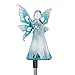 Exhart Garden Solar Lights, Decorative Angel Garden Stake, 12 LEDs, Cute Yard and Pathway Decor, Blue, 4 x 34 Inch