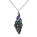 JEWELRIESHOP Retro Peacock Crystal Necklace Pendant Jewelry Vintage Style