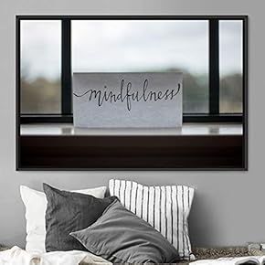 signwin Framed Canvas Wall Art Pressed Quotes 3D...