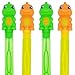 JOYIN 12 Pack 11’’ Bubble Wands Dinosaur with Rattles for Kids, Summer Bubble Dinosaur Party Favors Supplies, Outdoors Activity, Birthday, Easter, Bubble Blower Toy