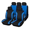 Upgrade4cars Autostoelhoezen Set Blauw Zwart | Autohoezen Universeel | Auto-Accessoires Interieur Stoelbeschermers B2…