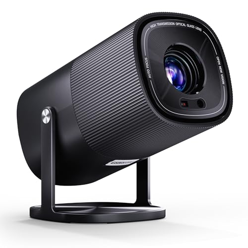 Photo 1 of ?Built-in Officially-Licensed Apps & 500 ANSI Lumens & Full Automatic?BoldEver 2026 Upgraded Mini Smart Projector with WiFi 6 and Bluetooth, 270° Adjustable Stand, Movie Projector Indoors Outdoors