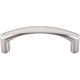Top Knobs M1703 Nouveau Collection 3" Griggs Pull, Brushed Satin Nickel