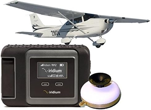 SatPhoneStore Iridium GO! Aviation Package with Aviation Antenna, Mount and Blank Prepaid SIM Card Ready for Easy Online Activation