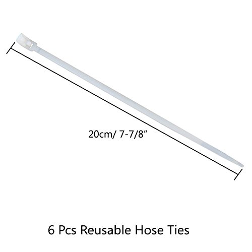 image for Anezus 6 Pcs Rustproof Lint Traps for Washing Machines Hose and Laundr