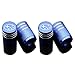 Car Tire Air Valve Caps- Auto Wheel Tyre Dust Stems Cover with Logo Emblem Waterproof Dust-Proof Universal fit for Cars, SUV, Truck, Motorcycles 4 Pieces